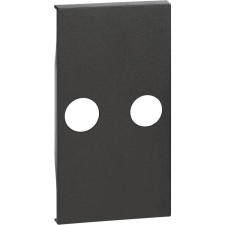 LEGRAND BTICINO LivingNow burkolat 2 modul fekete KG25M2 villanyszerelés