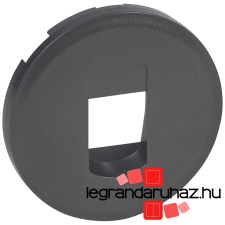 LEGRAND Céliane 1xhangszóró csatlakozóaljzat burkolat, grafit 067813 villanyszerelés
