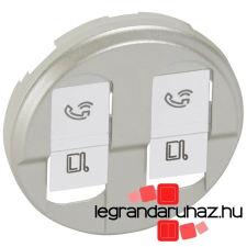 LEGRAND Céliane 2XRJ45 burkolat, titán 068552 villanyszerelés