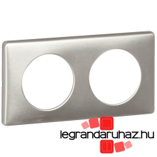 LEGRAND Céliane kettős keret, alumínium 068922 villanyszerelés