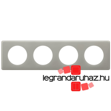 LEGRAND Céline négyes keret szürke gyöngy 066604 gyöngy