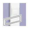 LEGRAND Csatorna-szerelvénykeret normál 130mm-fedélhez 4-egység kezeletlen műanyag DLP LEGRAND - 010944