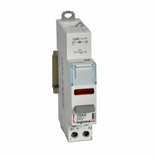 LEGRAND CX3 moduláris nyomógomb 1Ny + piros LED 12/48V ~/= villanyszerelés