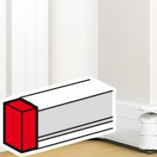 LEGRAND DLP VÉGZÁRÓ ELEM 180x50 FEHÉR villanyszerelés