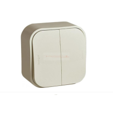 LEGRAND Forix 105 2x1P kettős egypólusú kapcsoló falon kívüli IP20 bézs villanyszerelés