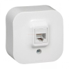 LEGRAND Forix 1xRJ45 Cat.5e UTP informatikai csatlakozóaljzat falon kívüli IP20 fehér