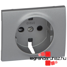 LEGRAND Galea Life 2P+F burkolat gyermekvédelemmel, alumínium 771321 villanyszerelés
