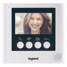  Legrand kiegészítő 2 vezetékes 4,3colos beltéri egység 369115 kaputelefon