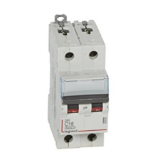 LEGRAND kismegszakító 2P C 16A 6kA DX3 (407800) villanyszerelés