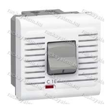 LEGRAND Legrand 077522 Program Mosaic kismegszakító 1P+N, 16A, 2m, fehér villanyszerelés