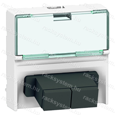 LEGRAND Legrand 078617 Program Mosaic 2xSC aljzat, push-pull, 2m, fehér villanyszerelés