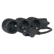 LEGRAND Legrand 695010 ST 1,5m vezetékkel fekete 3x2P+F elosztósor kábel és adapter