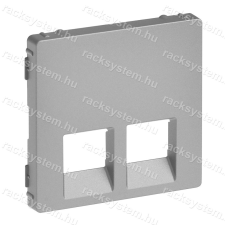LEGRAND Legrand 755422 Valena Life 2xRJ45/RJ11 csatlakozóaljzat burkolat alumínium villanyszerelés