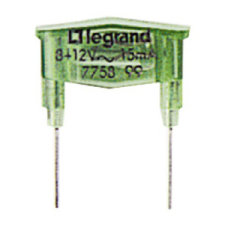 LEGRAND Legrand 8/12V 15mA zöld glimmlámpa 1db világítási kellék