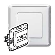 LEGRAND Legrand Cariva LCS2 1xRJ45 Cat6 UTP aljzat keret nélkül fehér villanyszerelés