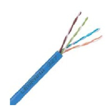 LEGRAND Legrand fali kábel réz Cat6 árnyékolatlan (U/UTP) 4 érpár (AWG23) PVC kék Eca 305m-kartondobo kábel és adapter