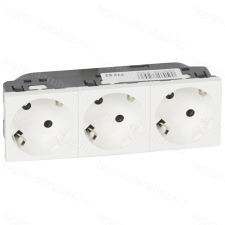 LEGRAND Legrand Program Mosaic 3x2P+F aljzat, sínezett, rugós, fehér 077253 villanyszerelés