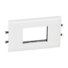 LEGRAND Mosaic csatorna-szerelvénykeret 85mm-fedélhez 3-egység kezeletlen műanyag fényesfehér DLP LEGRAND - 010993