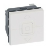 LEGRAND Mosaic redőnymozgató antimikrobális betét közp. fedéllel R105 1P kapcsoló fehér műanyag LEGRAND - 078705