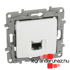 LEGRAND Niloé 1XRJ45 Cat6 UTP aljzat körömmel fehér 764573 villanyszerelés