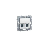 Legrand Niloé 2xRJ45 Cat.6 STP aljzat, csavaros, köröm nélkül, fehér 764576 664776,
