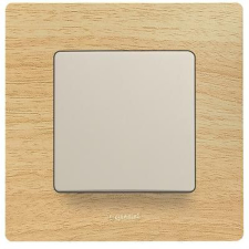 LEGRAND Niloé keret 1-es világos fa dekor villanyszerelés