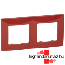 LEGRAND Niloé kettős keret piros 665022 villanyszerelés