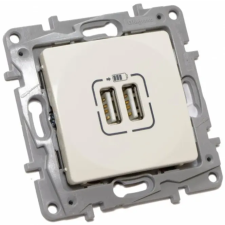 LEGRAND Niloé kettős USB töltőaljzat, bézs villanyszerelés