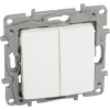 LEGRAND NILOÉ KETTŐS VÁLTÓKAPCSOLÓ KERET NÉLKÜL FEHÉR
