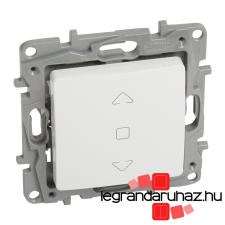 LEGRAND Niloé redőnynyomó fehér 764512 villanyszerelés