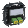 LEGRAND Niloé Step fekete SC/APC optikai aljzat 863571B Legrand
