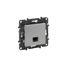 LEGRAND Niloé Step RJ45 Cat.6 FTP csatlakozóaljzat alumínium 863361 villanyszerelés