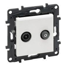 LEGRAND NILOÉ STEP TV-SAT CSILL.1,5dB FEHÉR villanyszerelés