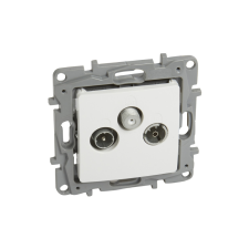 LEGRAND NILOÉ TV-RD-SAT ÁTMENŐ 14dB FEHÉR villanyszerelés