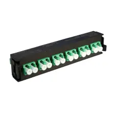 LEGRAND optikai patch modul 6xLC/APC duplex monomódusú címkével és címketartóval fekete LCS3 villanyszerelés