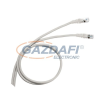 LEGRAND patch kábel, RJ45-RJ45, Cat5e, árnyékolt (F/UTP), AWG26, PVC, szürke, d: 6mm, 5 méter, LCS2
