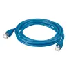 LEGRAND patch kábel, RJ45-RJ45, Cat6, árnyékolatlan (U/UTP), AWG24, PVC, kék, d: 6mm, 2 méter, LCS2