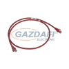 LEGRAND patch kábel, RJ45-RJ45, Cat6, árnyékolt (F/UTP), AWG26, LSZH (LSOH), piros, d: 6mm, 2 méter, LCS2