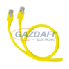 LEGRAND patch kábel, RJ45-RJ45, Cat6A, árnyékolatlan (U/UTP), AWG26, PVC, sárga, d: 6,2mm, 1 méter, LCS2