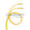 LEGRAND patch kábel, RJ45-RJ45, Cat6A, árnyékolt (S/FTP), AWG26, LSZH (LSOH), sárga, d: 6 mm, 15 méter, LCS2