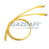 LEGRAND patch kábel, RJ45-RJ45, Cat6A, árnyékolt (S/FTP), AWG27, PVC, sárga, d: 6,2mm, 5 méter, LCS2