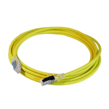 LEGRAND patch kábel rj45-rj45 cat6a árnyékolt (s/ftp) lszh (lsoh) 2 méter sárga d: 5,2mm awg28 lcs3 051552 kábel és adapter