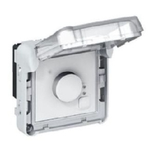 LEGRAND Plexo 55 elektronikus termosztát, szürke/fehér 1db világítási kellék