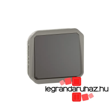  Legrand Plexo 55 váltóérintkezős nyomó 10A, antracit, Legrand 069841L villanyszerelés