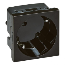 LEGRAND PRMOSAIC 2P+F CSATL.ALJ.GYV.45°FEKET villanyszerelés