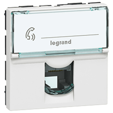LEGRAND PRMOSAIC TEL.1xRJ12 2MOD.FEHÉR villanyszerelés