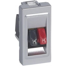 LEGRAND Program Mosaic Hifi Aljzat, 2 Kivezetés, 1 Modulos, Alumínium 079250-Legrand villanyszerelés