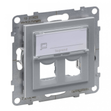 Legrand SUNO 721346 Systimax adapter, alumínium burkolattal, keret nélkül villanyszerelés