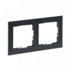  Legrand SUNO 721552 2-es sötét szürke keret, vízszintes és függőleges elhelyezéssel, IP20