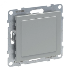LEGRAND Suno vakfedél Program Mosaic adapterrel alumínium, Legrand 721343 villanyszerelés
